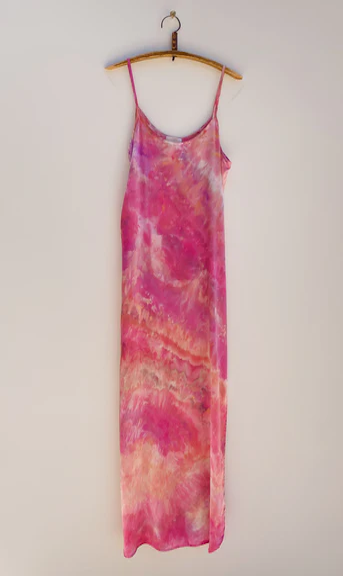 Slip Dress: Fuchsia M